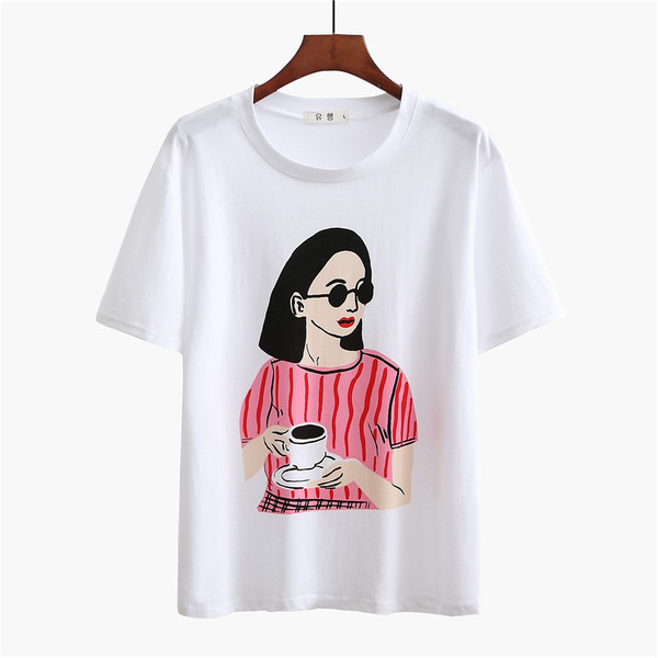 Alkalmi női póló színes rátéttel