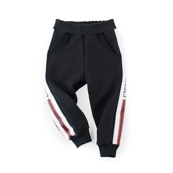 Sport és alkalmi gyereknadrág két színben felirattal