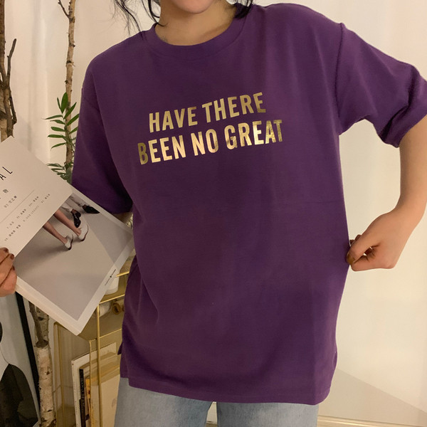 Női póló arany felirattal három színben