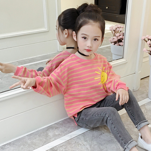 Alkalmi gyerek blúz lányoknak rózsaszín rátéttel