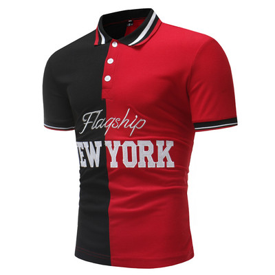 Férfi blúz rövid ujjal, több színben felirattal