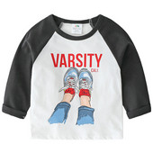 Παιδική καθημερινή μπλούζα σε δύο χρώματα