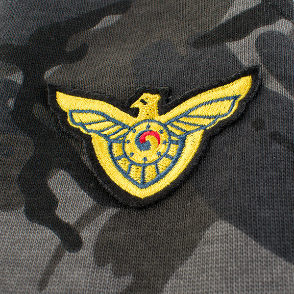 Μοντέρνα παιδικά καμουφλάζ αθλητικά παντελόνια με έμβλημα