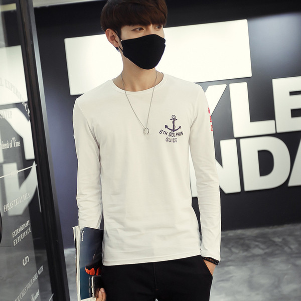 Férfi hétköznapi blúz hosszú ujjal és rátéttel - három színben