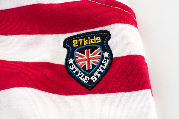 Modern gyerek csíkos rövidnadrág fiúknak három színben