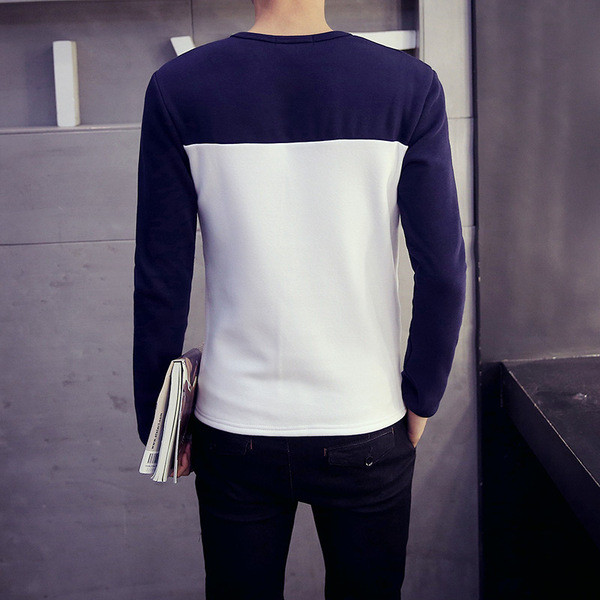 Feliratos és rátétes férfi blúz, két színben