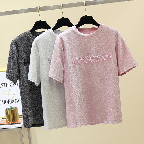 Aktuális női póló több színben felirattal