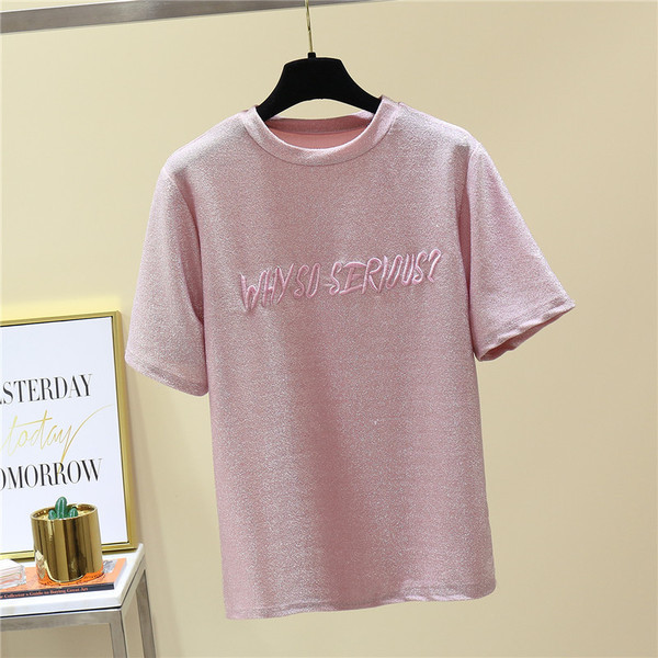 Aktuális női póló több színben felirattal