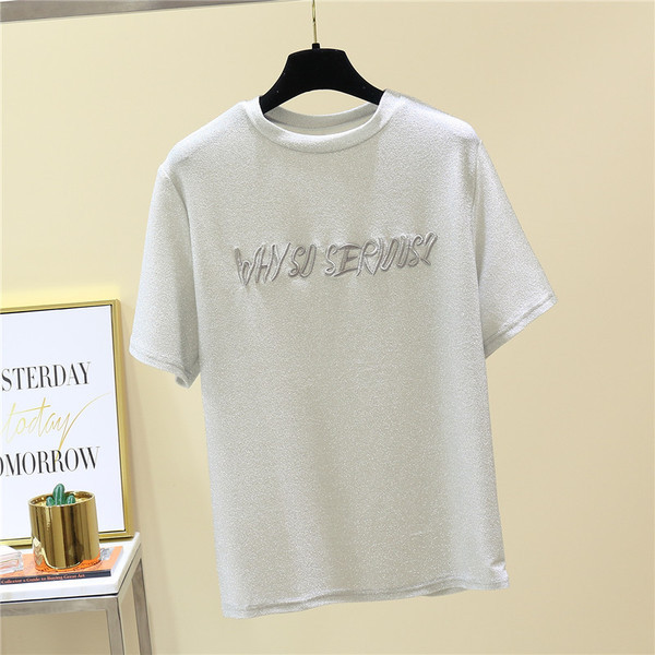 Aktuális női póló több színben felirattal