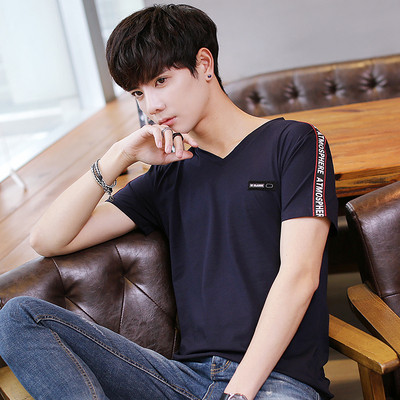 Férfi póló három színben felirattal