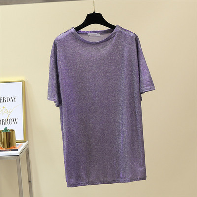 Μοντέρνο γυναικείο μπλουζάκι  κομψό μοντέλο με φαρδιά μανίκια σε διάφορα χρώματα