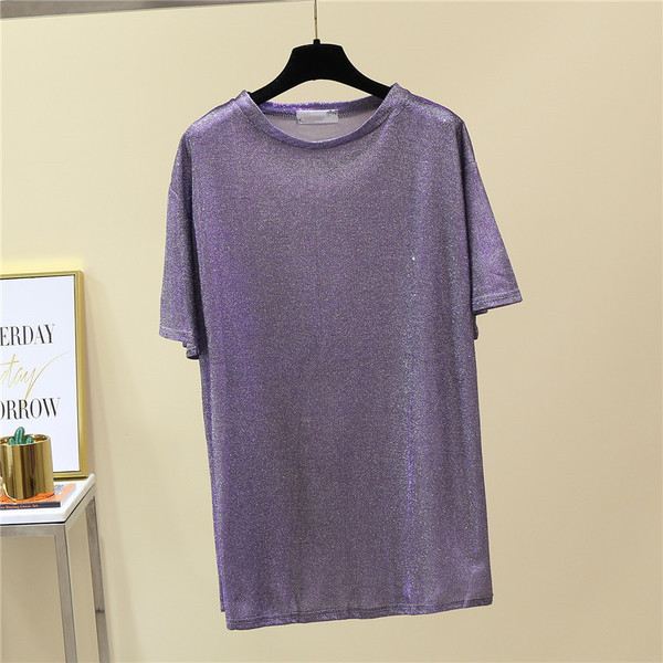 Μοντέρνο γυναικείο μπλουζάκι  κομψό μοντέλο με φαρδιά μανίκια σε διάφορα χρώματα