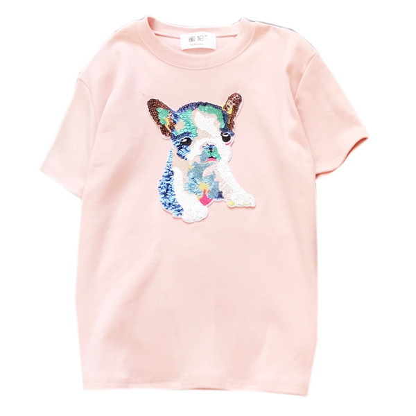 HIT Aktuális női póló flitter elemekkel több színben