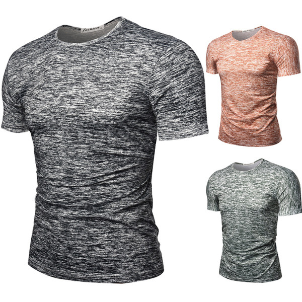 Rövid ujjú, O-nyakú póló