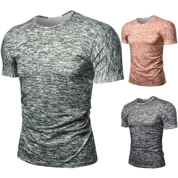 Rövid ujjú, O-nyakú póló