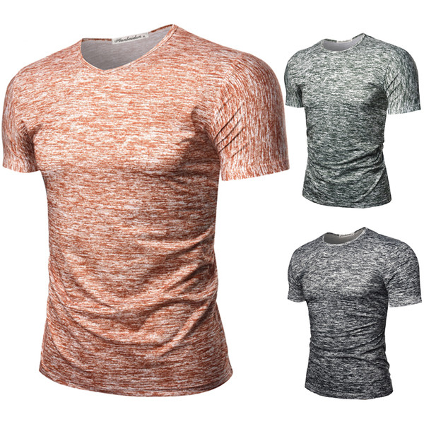 Rövid ujjú, O-nyakú póló