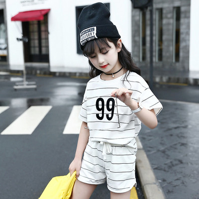 Kétrészes sport gyerekkészlet lányoknak