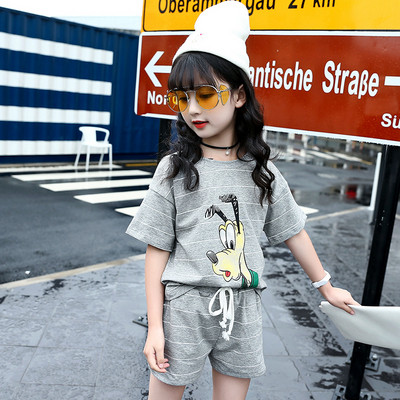 Kétrészes sport gyerekkészlet lányoknak