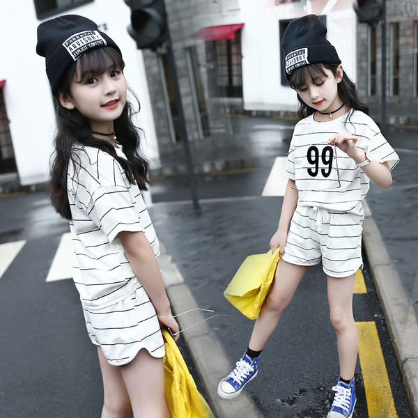 Kétrészes sport gyerekkészlet lányoknak