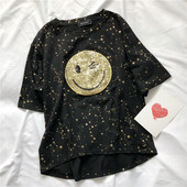 Új modellű női póló flitterekkel több színben