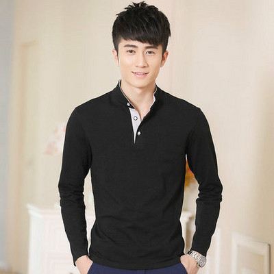 Férfi blúz hosszú ujjal és gombokkal, négy színben