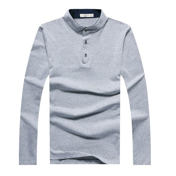 Férfi blúz hosszú ujjal és gombokkal, négy színben