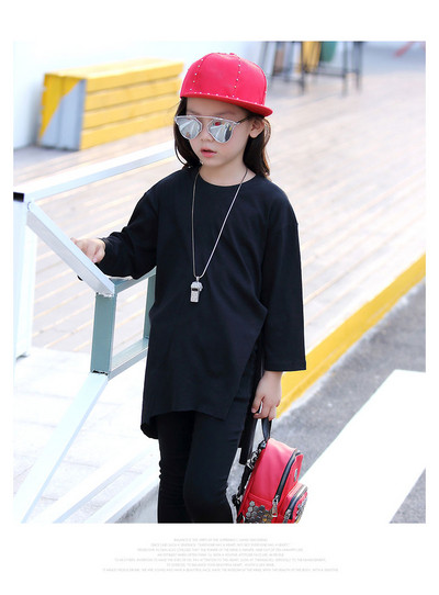 Gyerek blúz lányoknak fehér és fekete színben