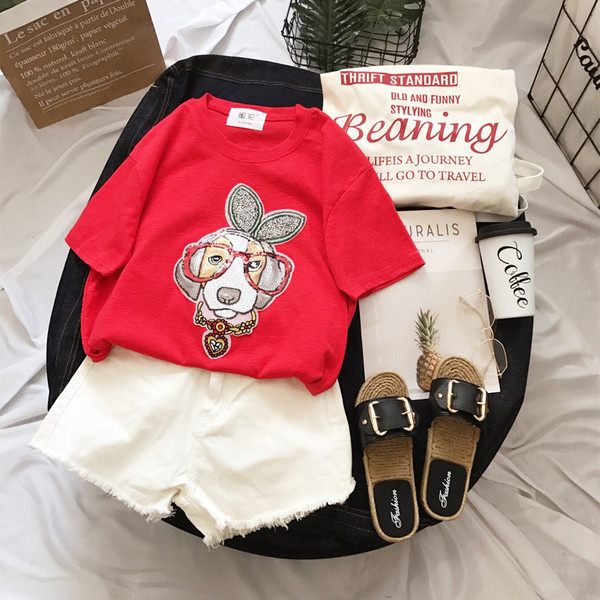 Modern női póló színes rátéttel, fényes hatással több színben