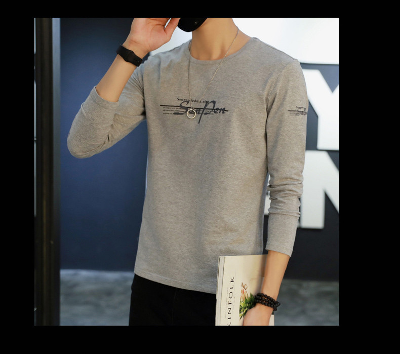 Férfi alkalmi blúz két színben felirattal