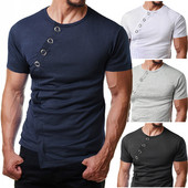 Rövid ujjú férfi póló négy színben