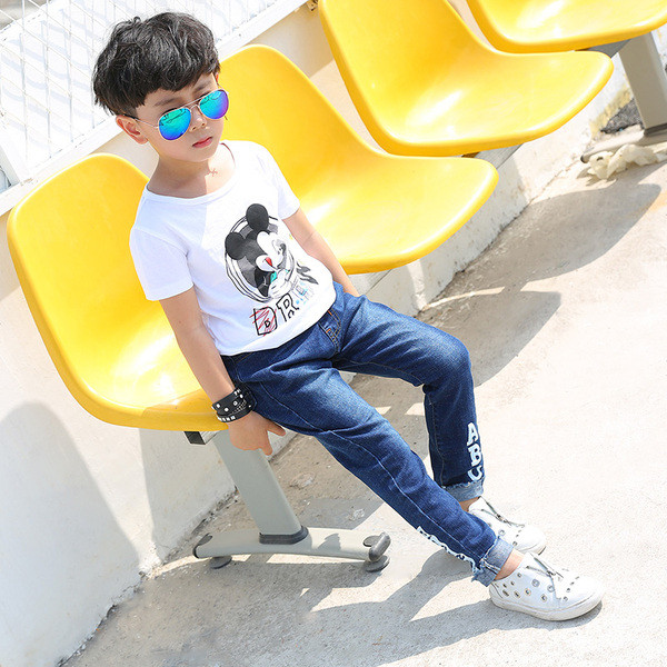 Alkalmi gyerekfarmer elasztikus övvel