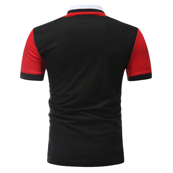 Alkalmi férfi rövid ujjú póló két színben