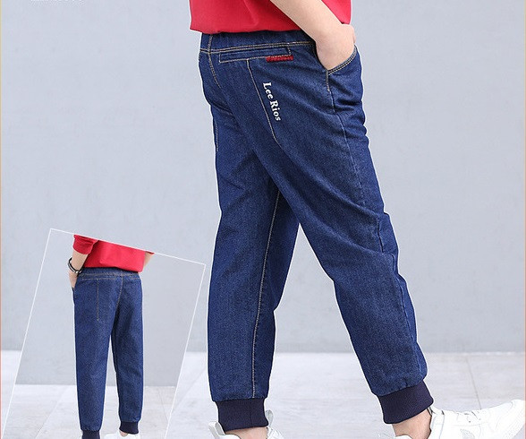 Alkalmi gyereknadrág kék nyakkendővel