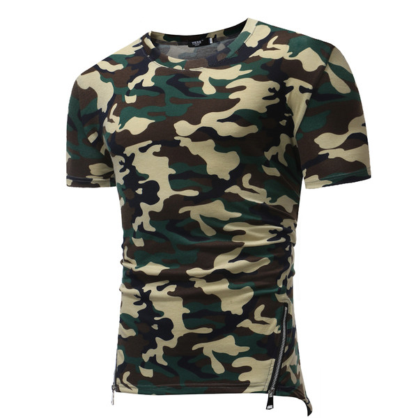 Terepmintás férfi póló két színben