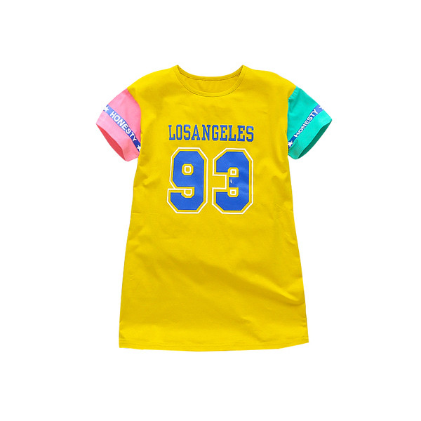 Bluza moderna pentru copii model lung cu legenda pentru fete