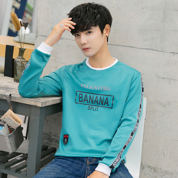 Férfi blúz feliratokkal és emblémával, négy színben