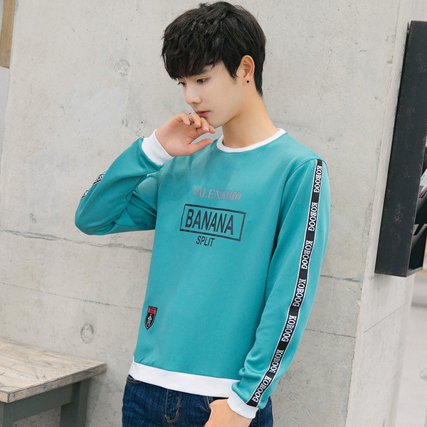 Férfi blúz feliratokkal és emblémával, négy színben