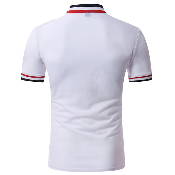 Stílusos férfi póló O-nyakkal, három színben