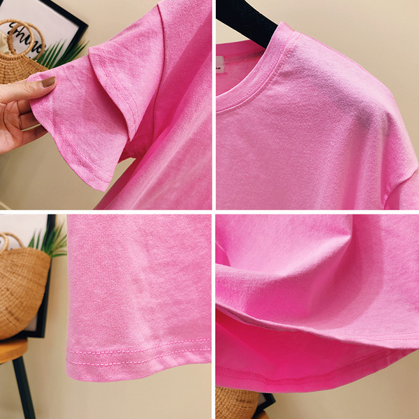 Bluză de damă elegantă cu mâneci scurte în trei culori