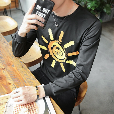 Bluză bărbătească cu aplicație alb-negru - două modele