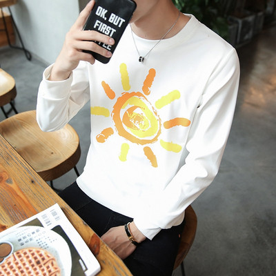 Bluză bărbătească cu aplicație alb-negru - două modele