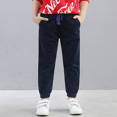 Fekete színű nyakkendős alkalmi gyereknadrág