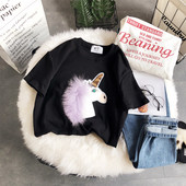 Új modell női póló 3D elemmel fekete-fehérben