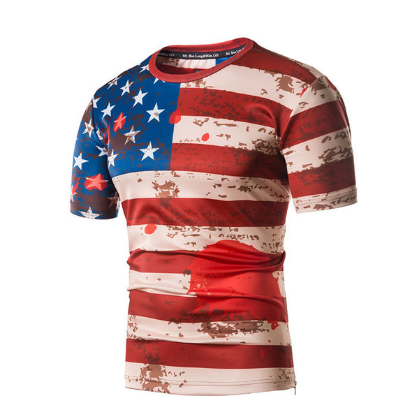 Tricou modern pentru bărbați cu mâneci scurte