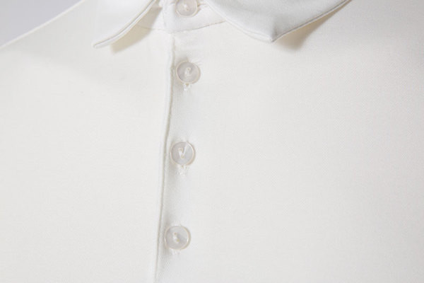 Tricou elegant pentru bărbați în alb-negru