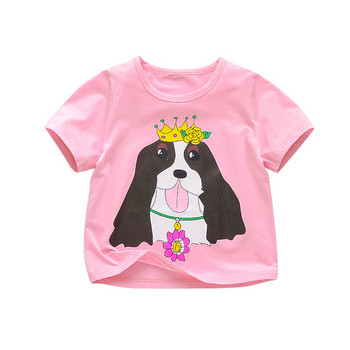 Παιδική μοντέρνα μπλούζα με δίχρωμη εφαρμογή για κορίτσια