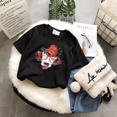 NOU Bluză de damă modernă cu paiete în trei culori