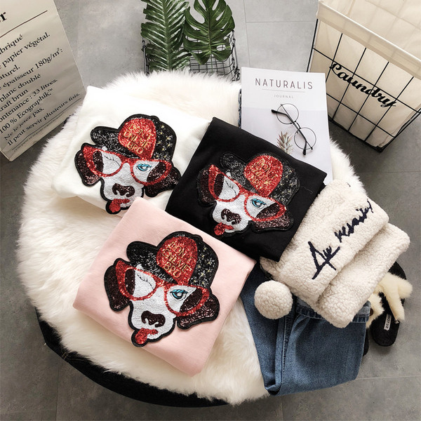 NOU Bluză de damă modernă cu paiete în trei culori