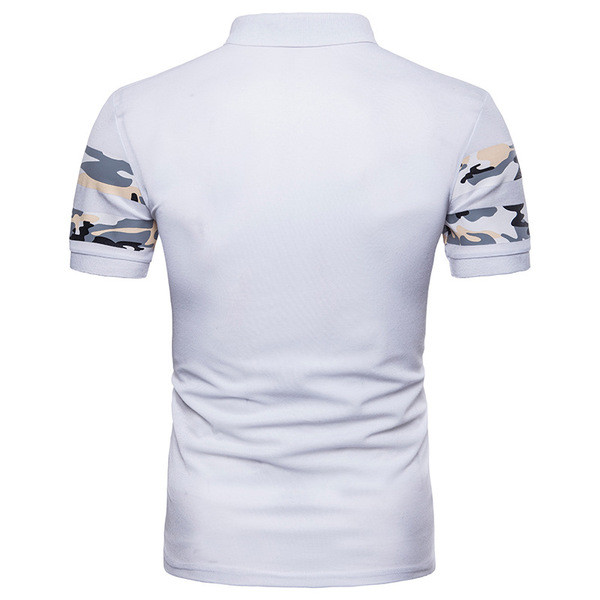 Férfi póló gombokkal és gallérral három színben