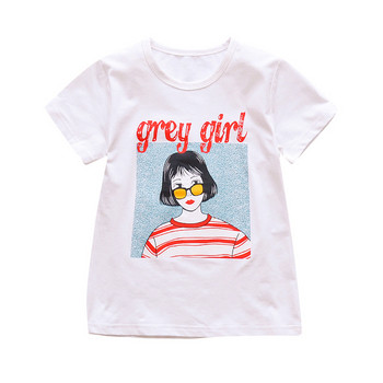 Καθημερινή  παιδική μπλούζα για κορίτσια μεκοντό μανίκι